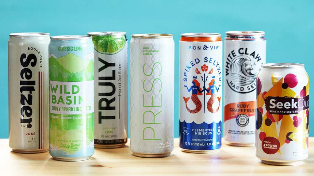 The difference between hard seltzer, a spritz and alcoholic sparkling water